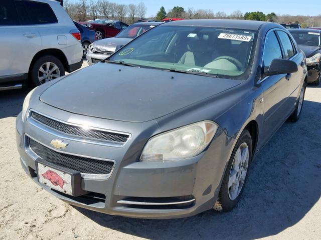 1G1ZG57B58F193318 - 2008 CHEVROLET MALIBU LS GRAY photo 2