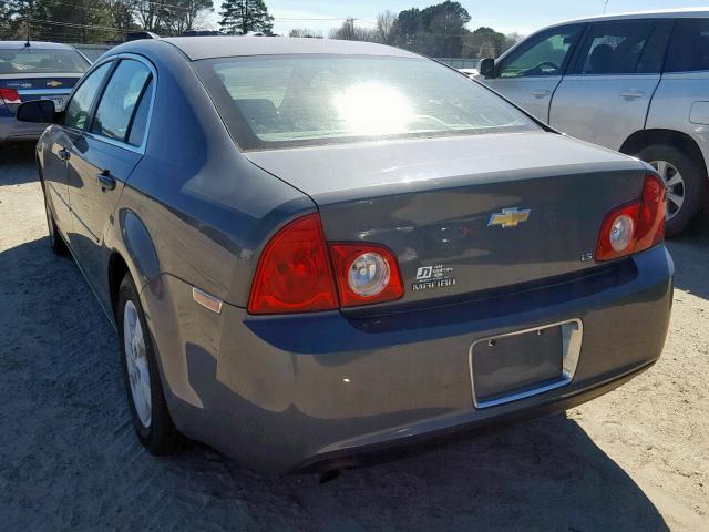 1G1ZG57B58F193318 - 2008 CHEVROLET MALIBU LS GRAY photo 3
