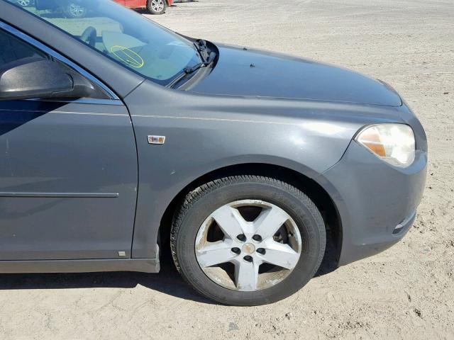 1G1ZG57B58F193318 - 2008 CHEVROLET MALIBU LS GRAY photo 9