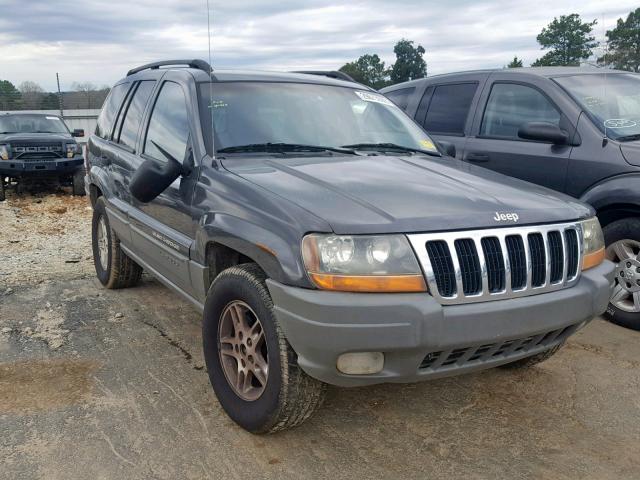 1J4GW48S72C162195 - 2002 JEEP GRAND CHER GRAY photo 1