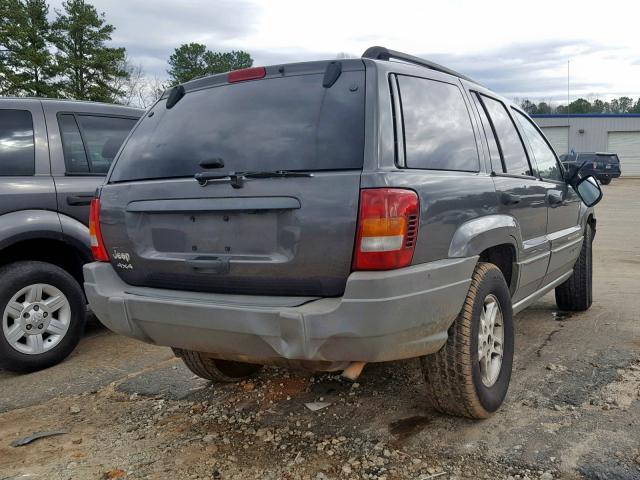 1J4GW48S72C162195 - 2002 JEEP GRAND CHER GRAY photo 4