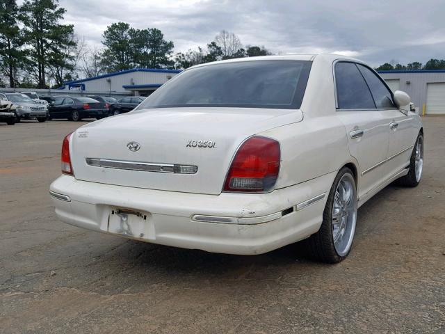 KMHFU45E63A260486 - 2003 HYUNDAI XG 350 WHITE photo 4