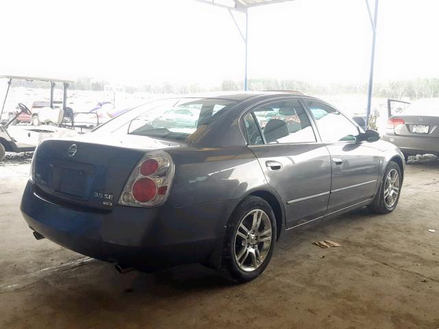 1N4BL11D26C270934 - 2006 NISSAN ALTIMA SE CHARCOAL photo 4