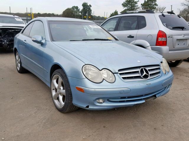 WDBTJ65J03F042506 - 2003 MERCEDES-BENZ CLK 320C BLUE photo 1