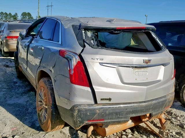 1GYKNBRS4HZ112103 - 2017 CADILLAC XT5 LUXURY SILVER photo 3