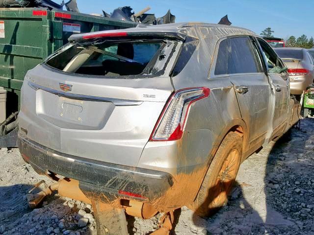 1GYKNBRS4HZ112103 - 2017 CADILLAC XT5 LUXURY SILVER photo 4