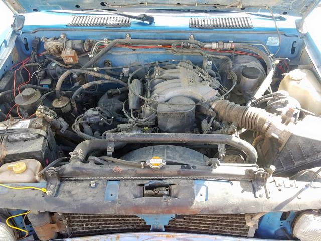 1N6HD16Y9SC334603 - 1995 NISSAN TRUCK KING BLUE photo 7