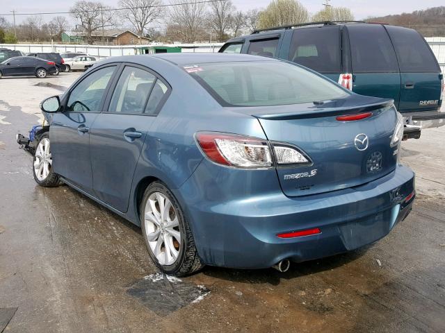 JM1BL1S5XA1136758 - 2010 MAZDA 3 S BLUE photo 3