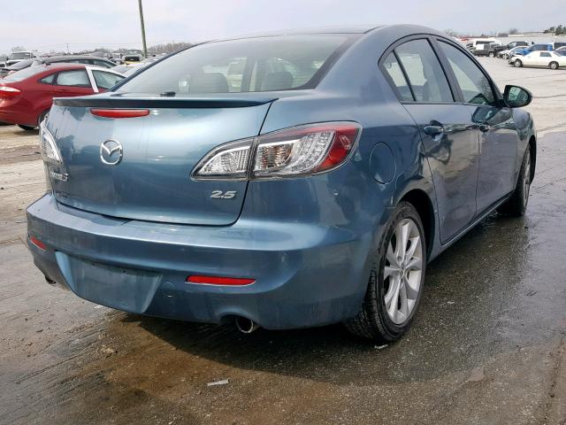 JM1BL1S5XA1136758 - 2010 MAZDA 3 S BLUE photo 4