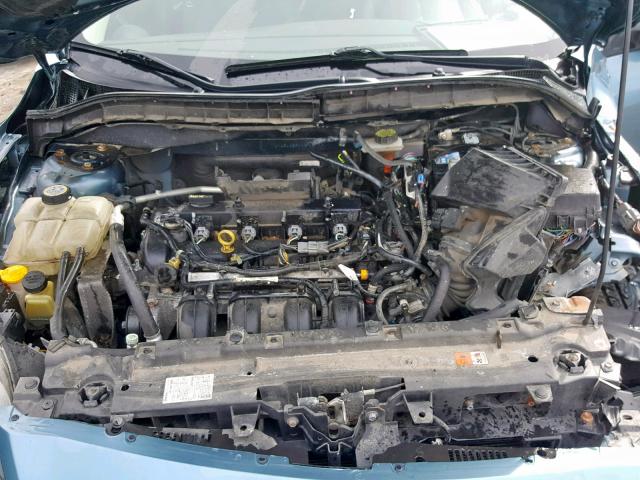 JM1BL1S5XA1136758 - 2010 MAZDA 3 S BLUE photo 7