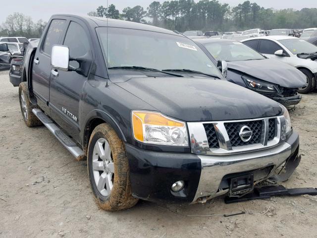 1N6BA0ED2EN516529 - 2014 NISSAN TITAN S BLACK photo 1