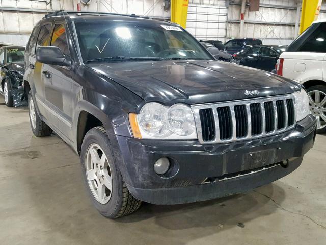 1J4HR58N25C628860 - 2005 JEEP GRAND CHER BLACK photo 1