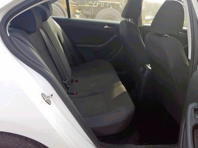 3VW2K7AJXFM303261 - 2015 VOLKSWAGEN JETTA BASE WHITE photo 6