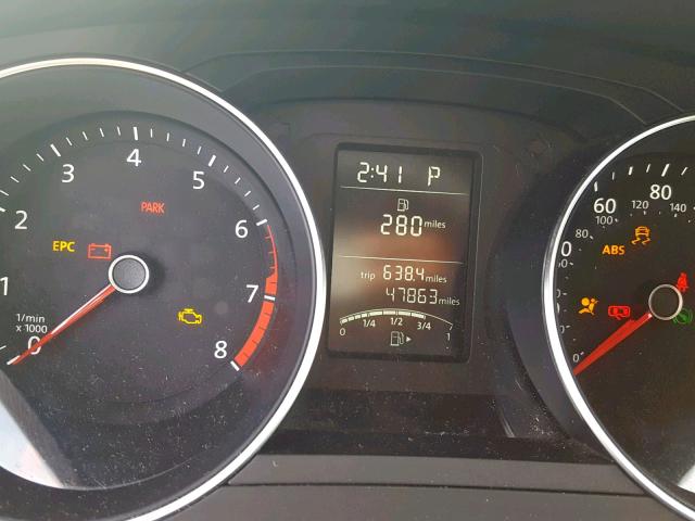 3VW2K7AJXFM303261 - 2015 VOLKSWAGEN JETTA BASE WHITE photo 8