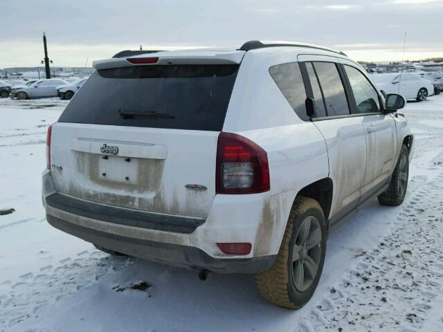 1C4NJDAB0ED652269 - 2014 JEEP COMPASS SP WHITE photo 4