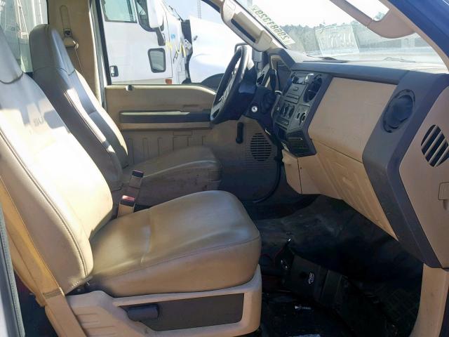 1FDWF30568EC94326 - 2008 FORD F350 SRW S WHITE photo 5