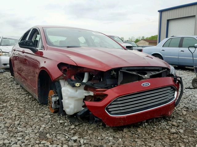 3FA6P0G72GR112078 - 2016 FORD FUSION S MAROON photo 1