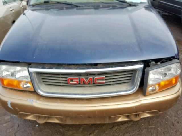 1GKDT13WXY2140754 - 2000 GMC JIMMY / EN BLUE photo 7