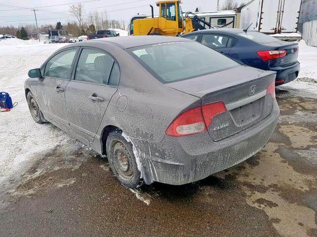 2HGFA1F63BH012703 - 2011 HONDA CIVIC LX-S Grau Foto 3