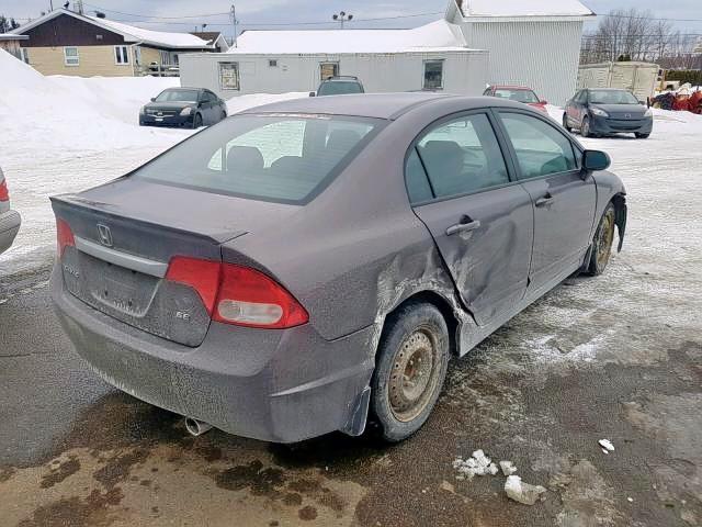 2HGFA1F63BH012703 - 2011 HONDA CIVIC LX-S Grau Foto 4