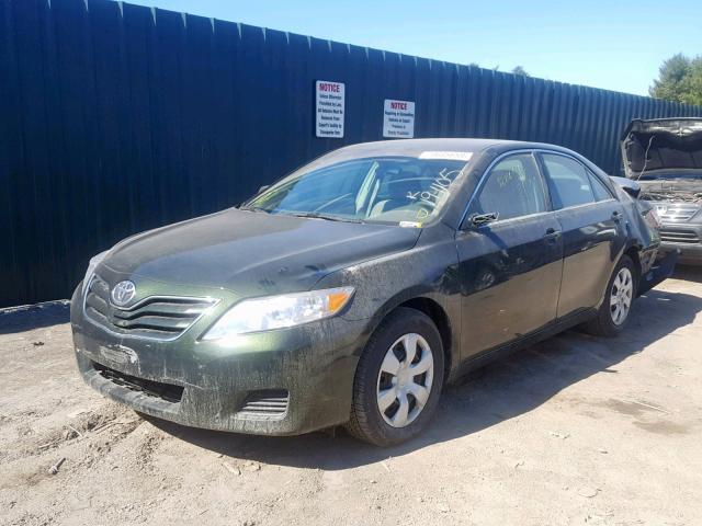 4T1BF3EK4BU705314 - 2011 TOYOTA CAMRY BASE GREEN photo 2