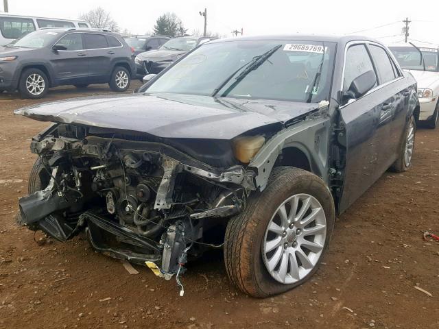 2C3CCAAG8EH253998 - 2014 CHRYSLER 300 GRAY photo 2