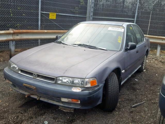 1HGCB7641LA083674 - 1990 HONDA ACCORD DX BLUE photo 2