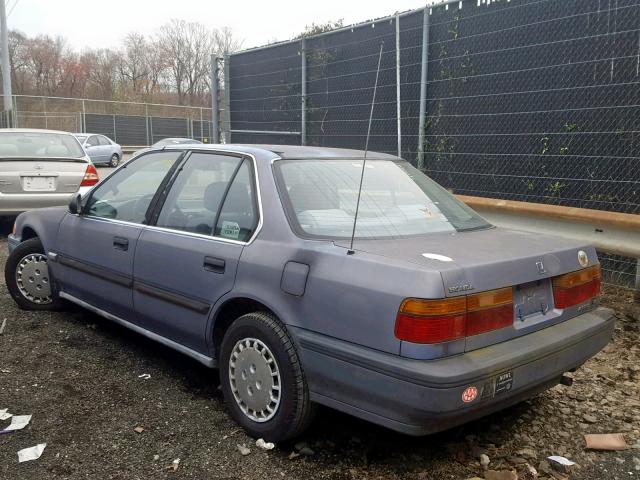 1HGCB7641LA083674 - 1990 HONDA ACCORD DX BLUE photo 3