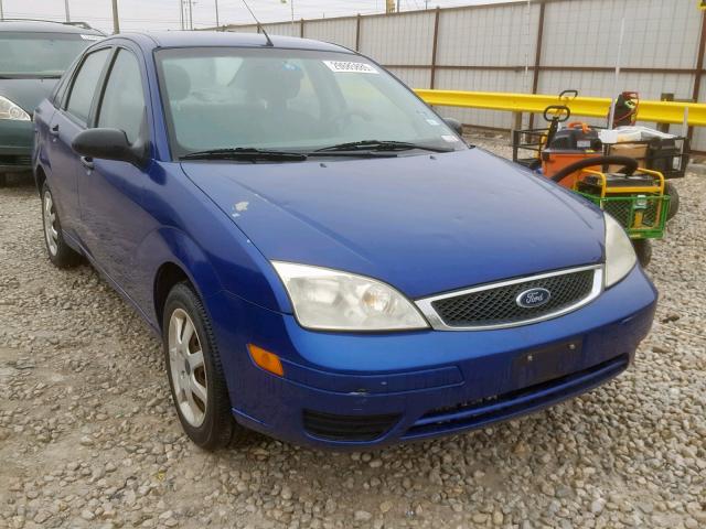 1FAFP34N25W211885 - 2005 FORD FOCUS ZX4 BLUE photo 1