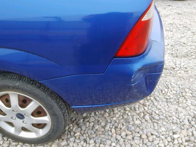 1FAFP34N25W211885 - 2005 FORD FOCUS ZX4 BLUE photo 9