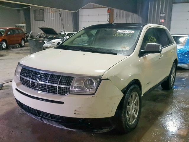 2LMDU88C27BJ32849 - 2007 LINCOLN MKX CREAM photo 2