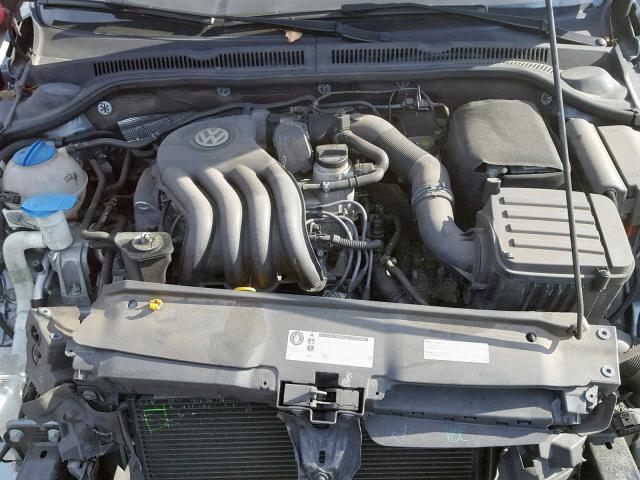 3VW2K7AJ8EM208440 - 2014 VOLKSWAGEN JETTA BASE GRAY photo 7
