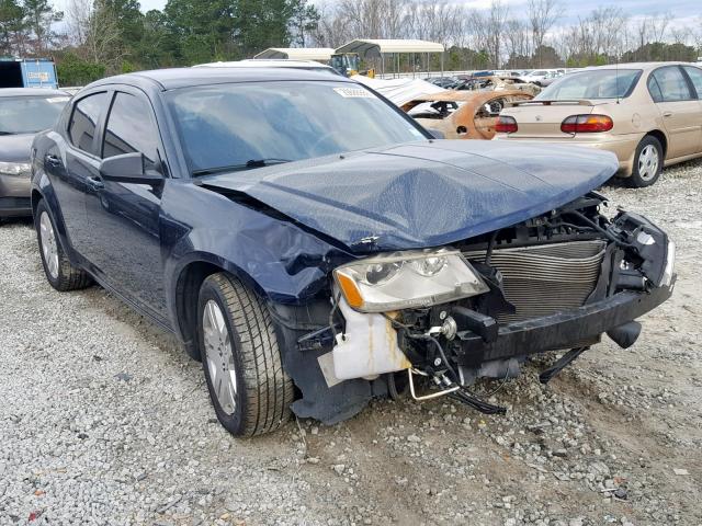 1C3CDZAB9EN143887 - 2014 DODGE AVENGER SE BLUE photo 1