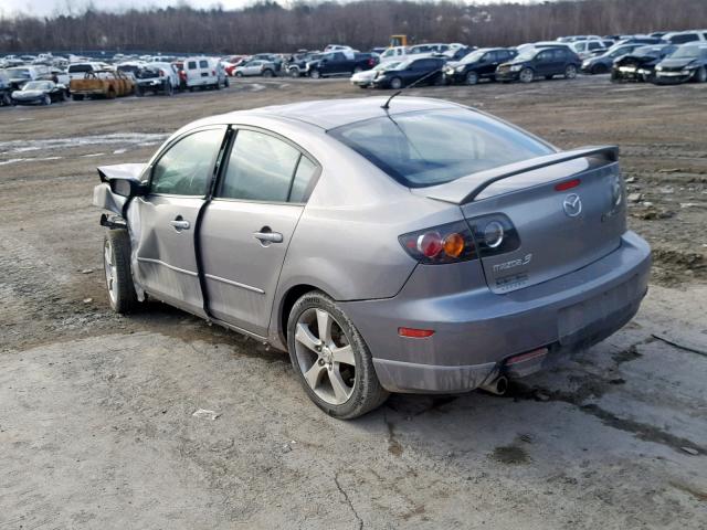 JM1BK323161502787 - 2006 MAZDA 3 S GRAY photo 3