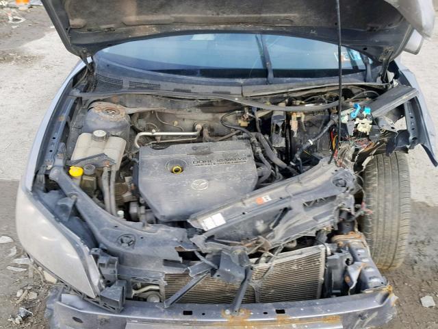 JM1BK323161502787 - 2006 MAZDA 3 S GRAY photo 7