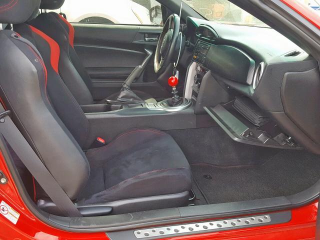 JF1ZNAA18D1726491 - 2013 TOYOTA SCION FR-S RED photo 5