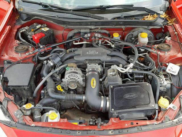 JF1ZNAA18D1726491 - 2013 TOYOTA SCION FR-S RED photo 7