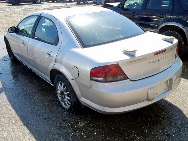 1C3EL56R94N411393 - 2004 CHRYSLER SEBRING LX SILVER photo 3