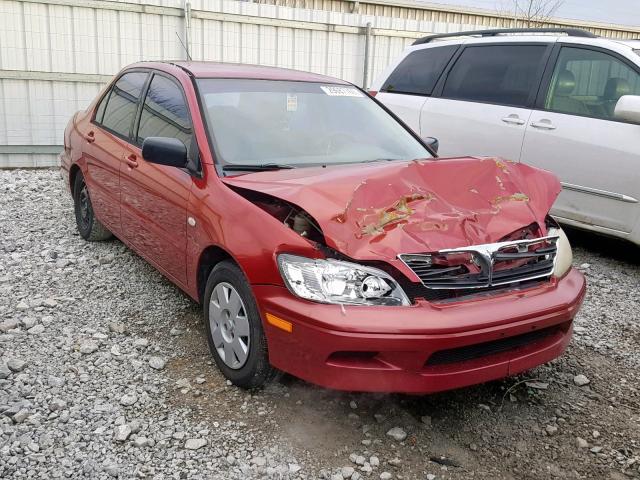 JA3AJ26E83U085553 - 2003 MITSUBISHI LANCER ES RED photo 1