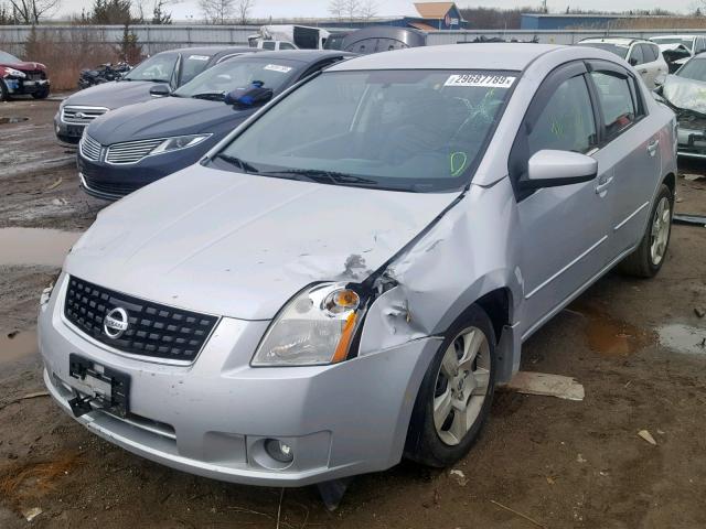 3N1AB61E18L647827 - 2008 NISSAN SENTRA 2.0 SILVER photo 2