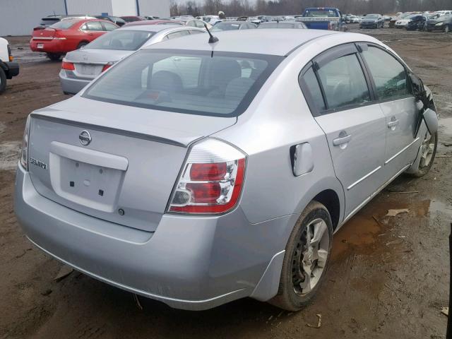 3N1AB61E18L647827 - 2008 NISSAN SENTRA 2.0 SILVER photo 4