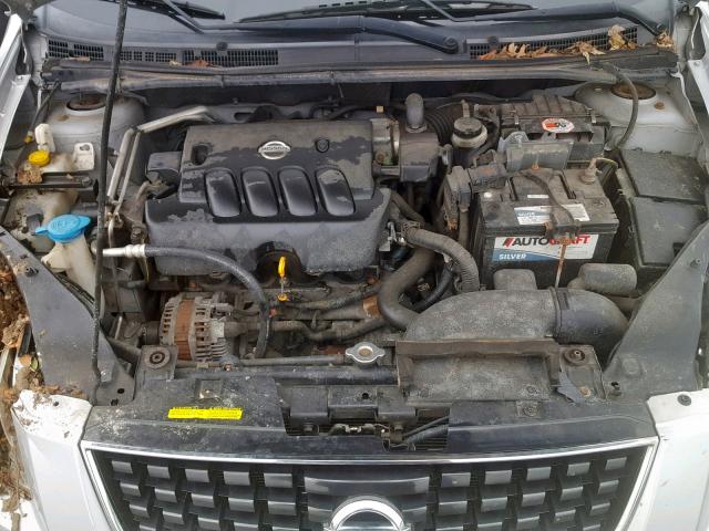 3N1AB61E18L647827 - 2008 NISSAN SENTRA 2.0 SILVER photo 7