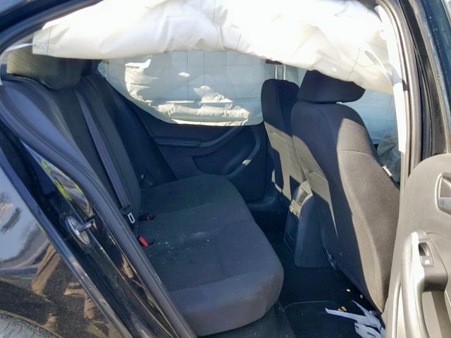 3VW2K7AJ0EM410429 - 2014 VOLKSWAGEN JETTA BASE BLACK photo 6