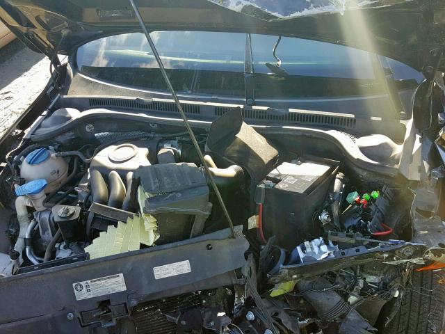 3VW2K7AJ0EM410429 - 2014 VOLKSWAGEN JETTA BASE BLACK photo 7