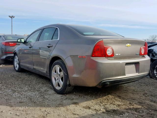 1G1ZA5EU4BF219081 - 2011 CHEVROLET MALIBU LS BROWN photo 3