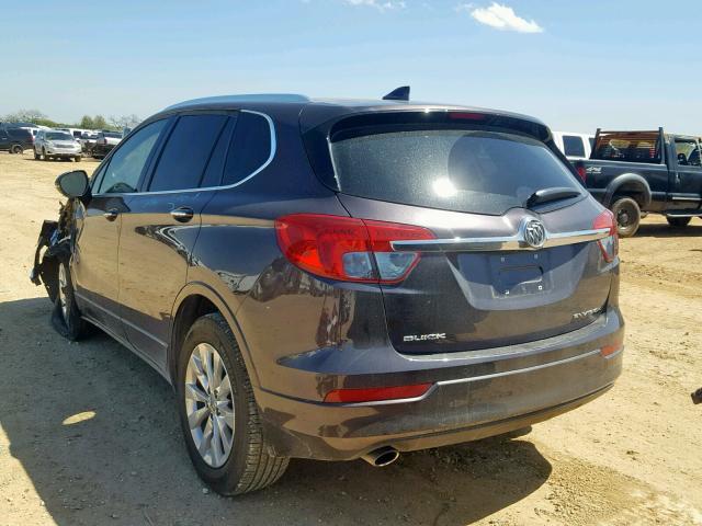 LRBFXBSA3HD095454 - 2017 BUICK ENVISION E BROWN photo 3