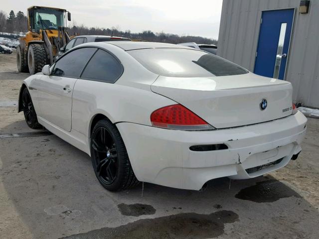 WBAEH73495B193117 - 2005 BMW 645 CI AUT WHITE photo 3