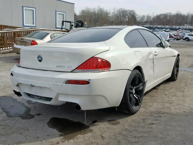 WBAEH73495B193117 - 2005 BMW 645 CI AUT WHITE photo 4