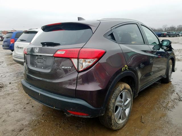 3CZRU6H76KM716976 - 2019 HONDA HR-V EXL  photo 4