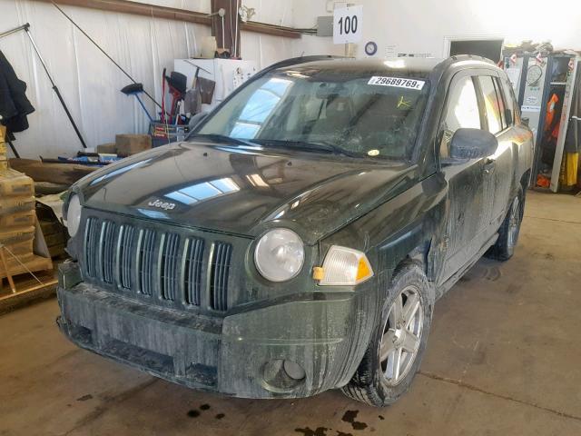 1J8FT47W68D756903 - 2008 JEEP COMPASS SP 绿色 照片 2